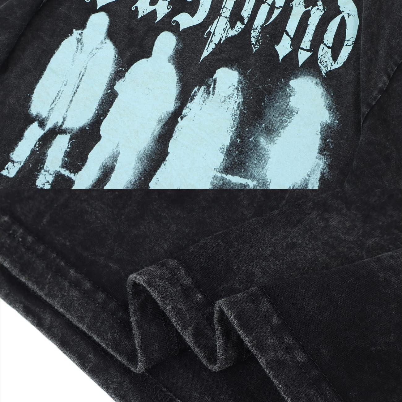 Vamtac Oversized Graphic Tees for Men Y2k Vintage Graffiti Short Sleeve Streetwear Tops Tshirt - Image 6