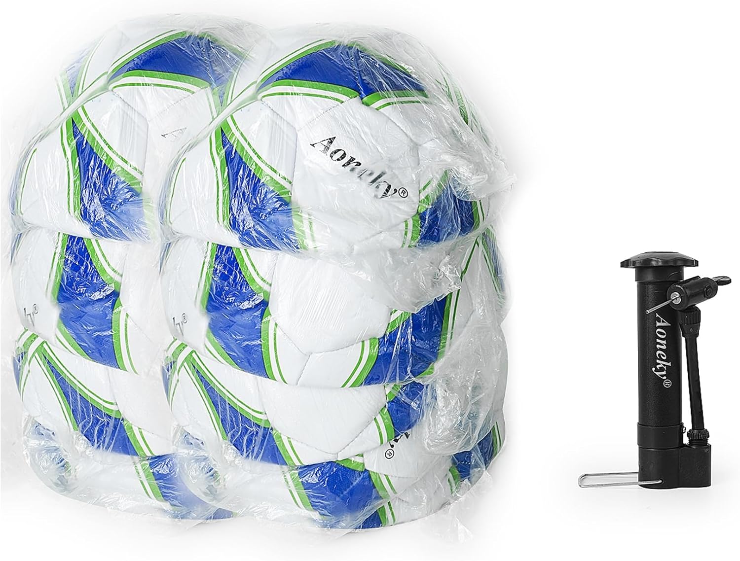 Aoneky Adult Size 5 Traditional Soccer Ball - Ships Deflated, Pump Included