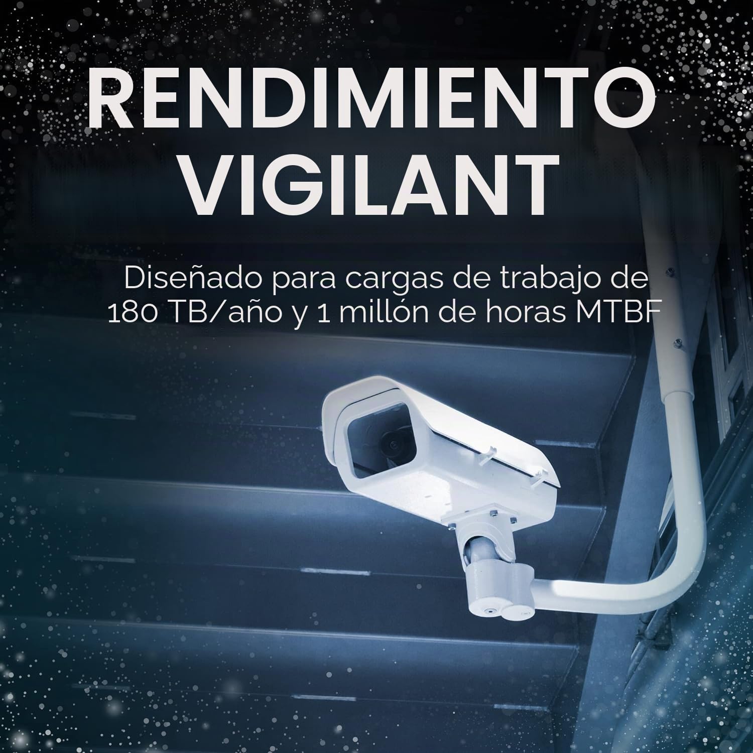 Seagate SkyHawk, 4 TB, Disco Duro Interno De Vigilancia, HDD, 3.5" SATA 6 GB/s, Caché 256 MB, DVR, Sistema de cámaras de seguridad NVR y 3 años de servicios Rescue (ST4000VX016)
