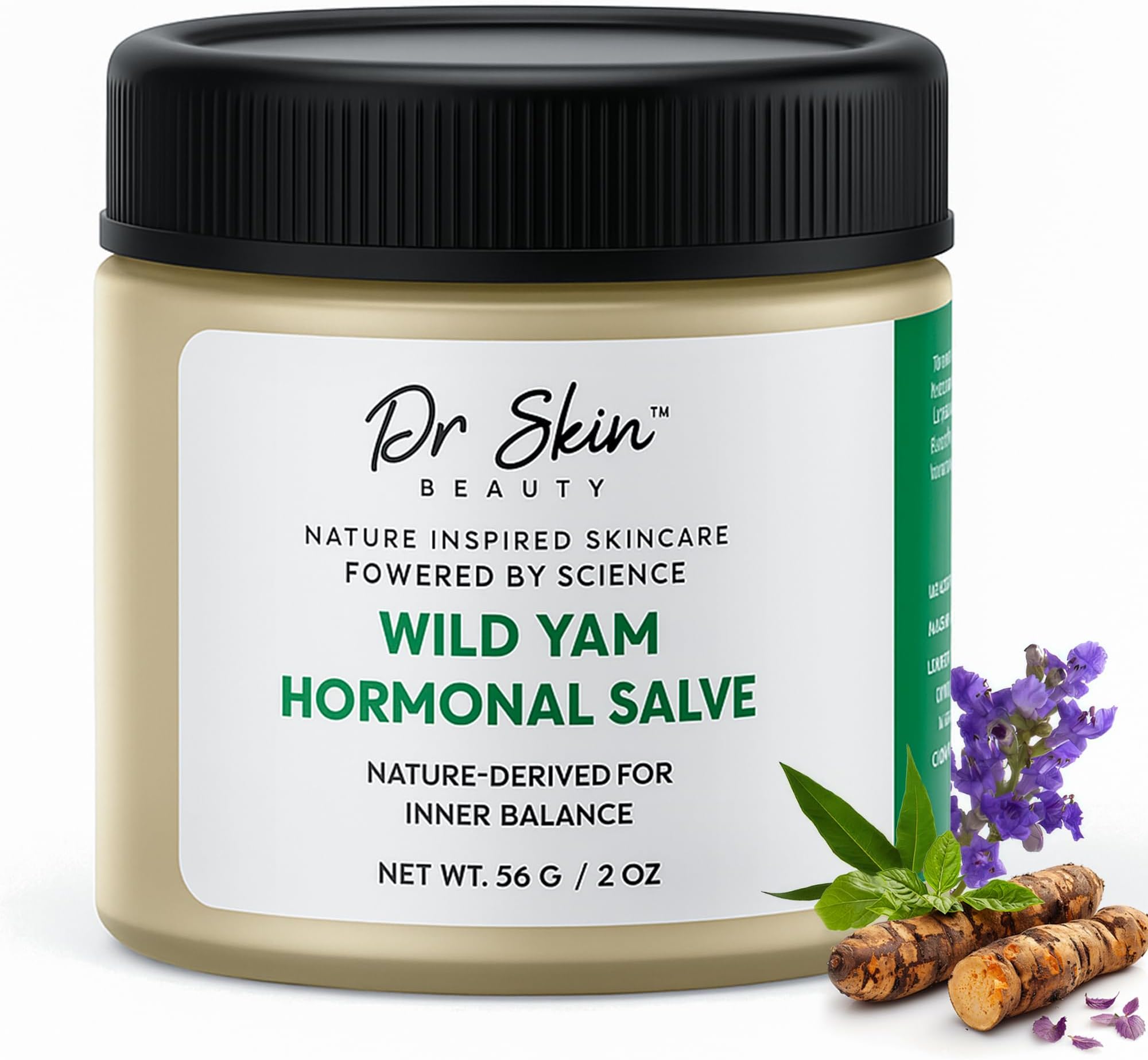 Dr. Skin Organic Wild Yam Cream for Women - Organic Plant-Based Body Cream with Lavender and Vitamin E for Comfort and Skin Wellness - Non-GMO, Paraben-Free, Made in USA - 2oz