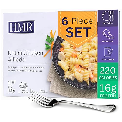 Miniatura 23 de HMR Plato Principal de Macarrones con Queso Cremoso Almuerzo o Cena Preempaquetada para Apoyar la Pérdida de Peso Listo para Comer Vegetariano