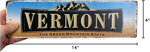 Miniatura 88 de SmartSign Letrero de metal vintage con texto en inglés "The Lone Star State" de 4 x 14 pulgadas, aluminio inoxidable de 40 mil con abrigo Texas