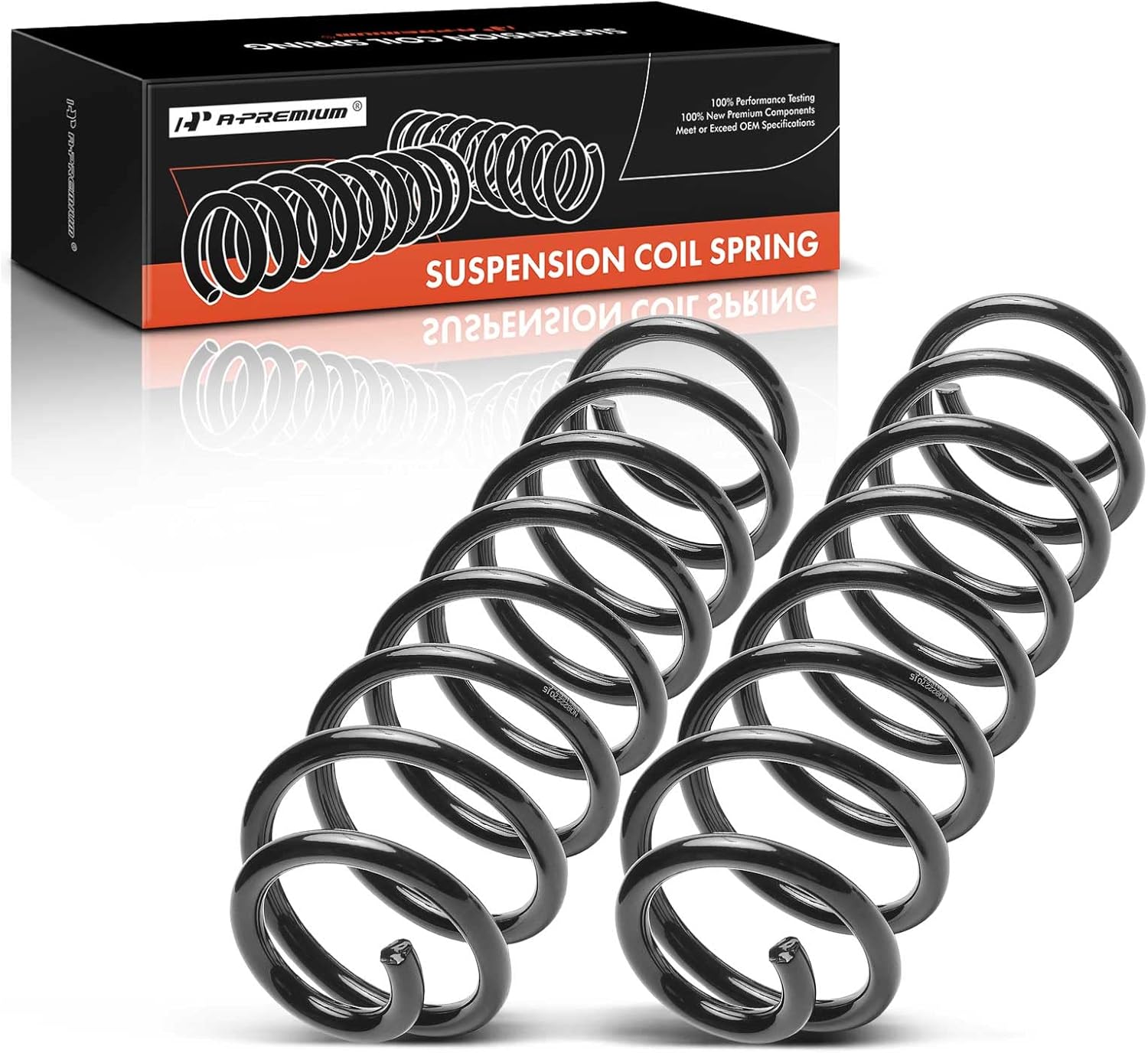 A-Premium Rear Coil Springs Compatible with Lincoln MKZ 2010 2011 2012 3.5L, FWD, Driver and Passenger Side, 2-Pack, Replace# AH6Z5560A