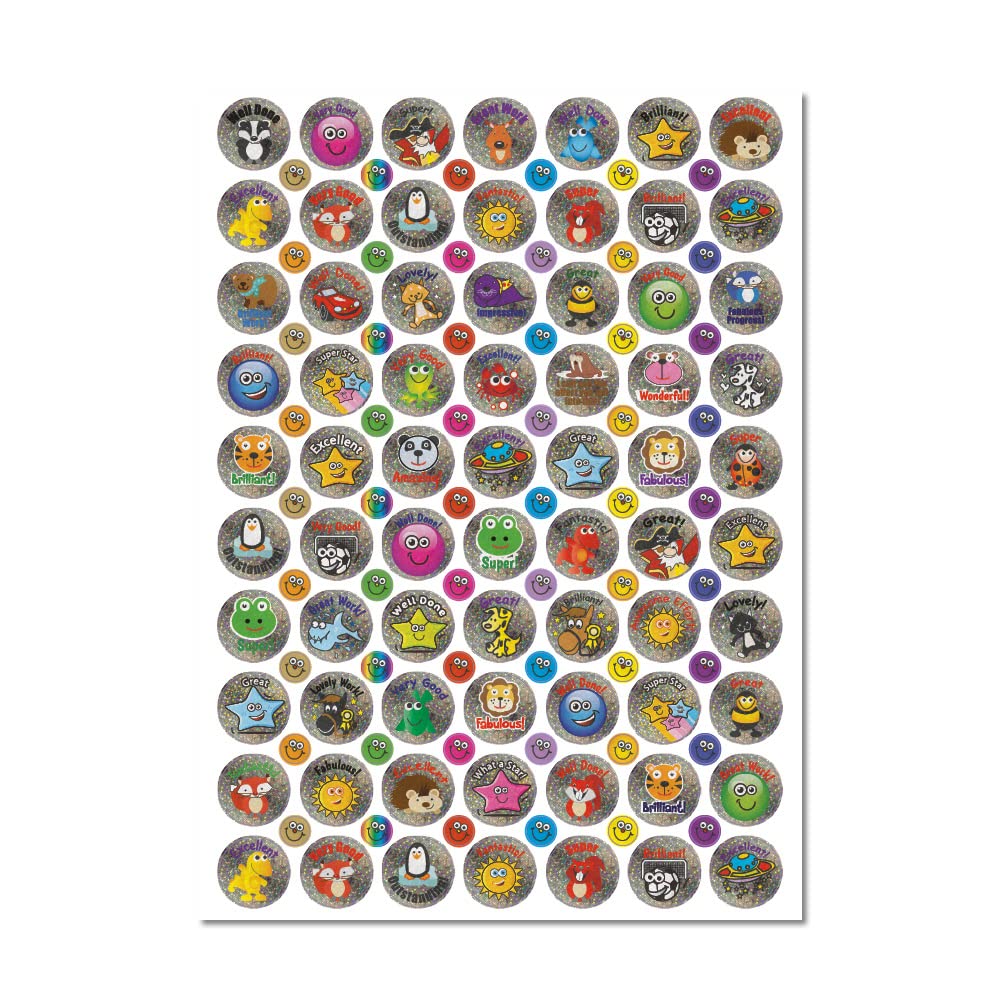 Sparkling Characters Stickers - Bumper Pack (1240 stickers) - Image 2