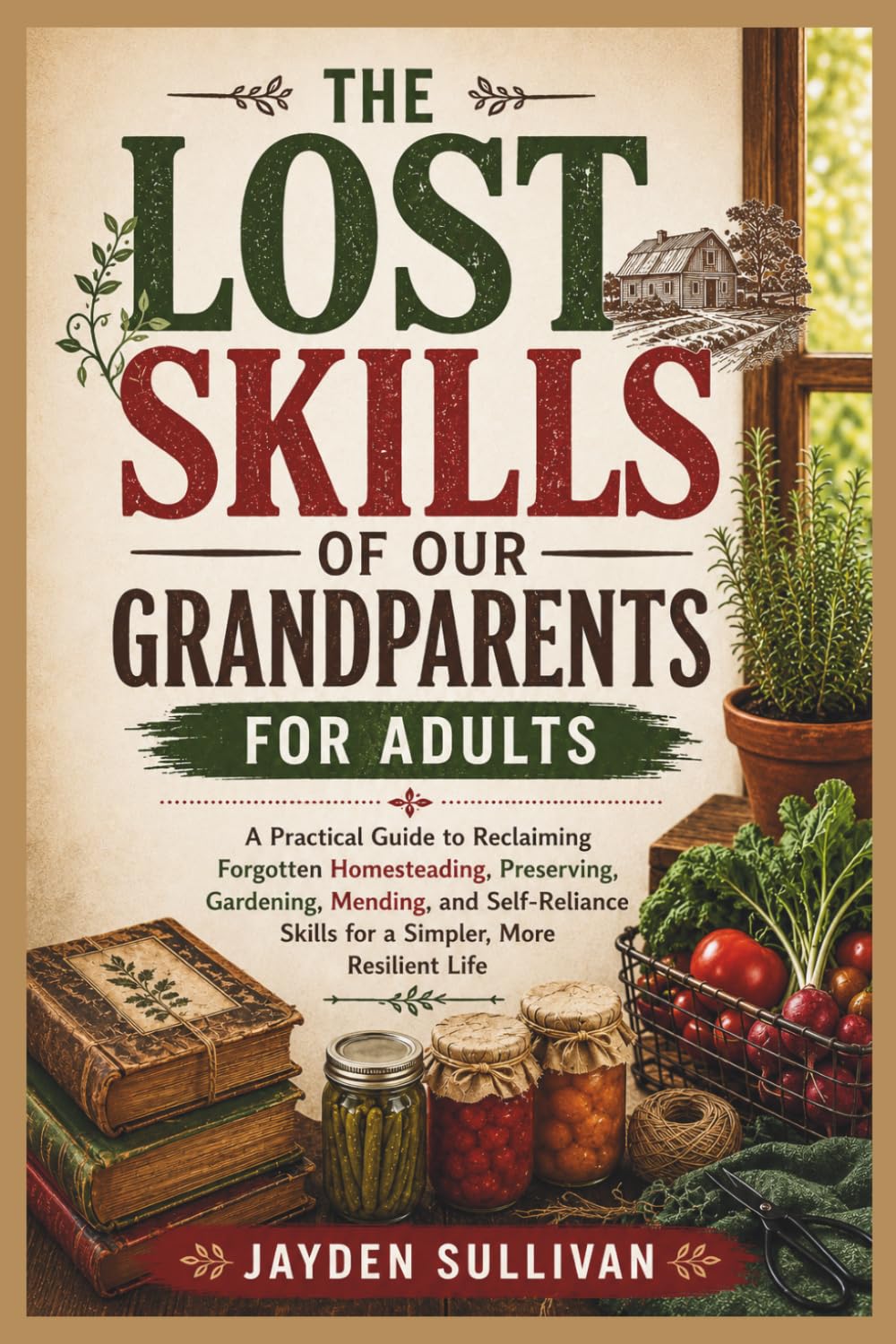 THE LOST SKILLS OF OUR GRANDPARENTS FOR ADULTS: A Practical Guide to Reclaiming Forgotten Homesteading, Preserving, Gardening, Mending, and Self-Reliance Skills for a Simpler, More Resilient Life