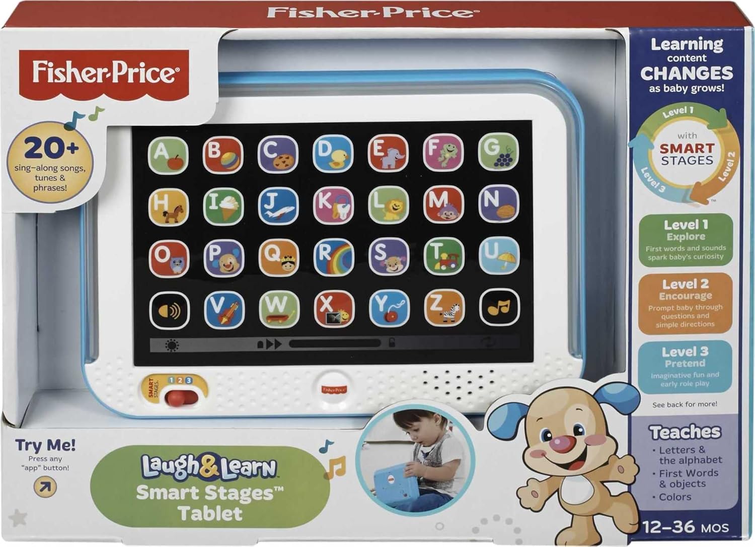 Juguetes de aprendizaje para niños pequeños Fisher-Price Laugh