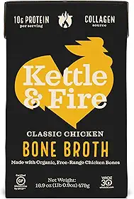 Kettle & Fire, Caldo de osso, frango, 500 ml