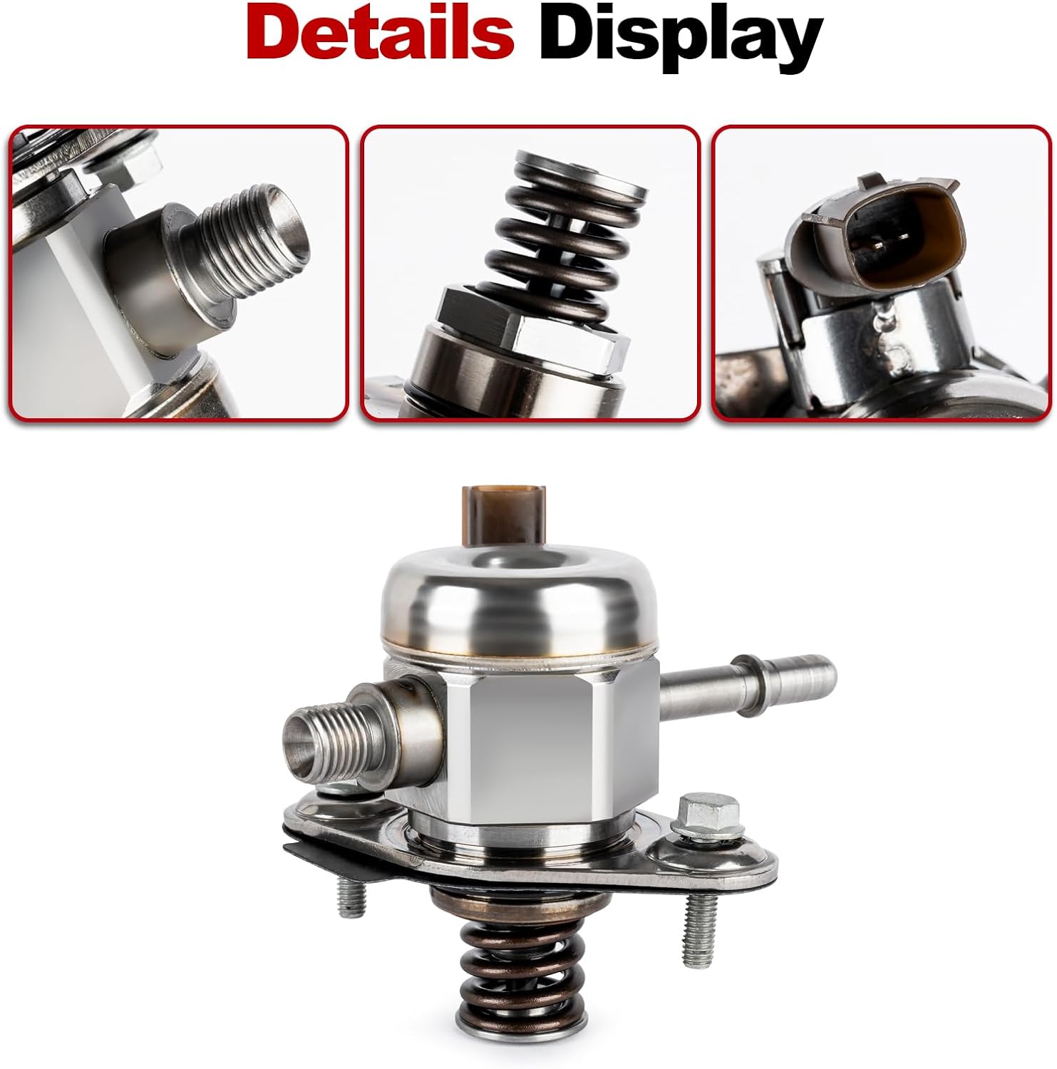 High Pressure Fuel Pump Compatible with Chevy Blazer Colorado Equinox Malibu Traverse GMC Acadia Canyon Buick Envision Envision LaCrosse Regal Cadillac CT6 L4 2.0L 2.5L Replace 12651367