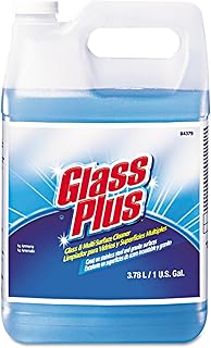 Glass Cleaner, 1 gal, Blue, PK4
