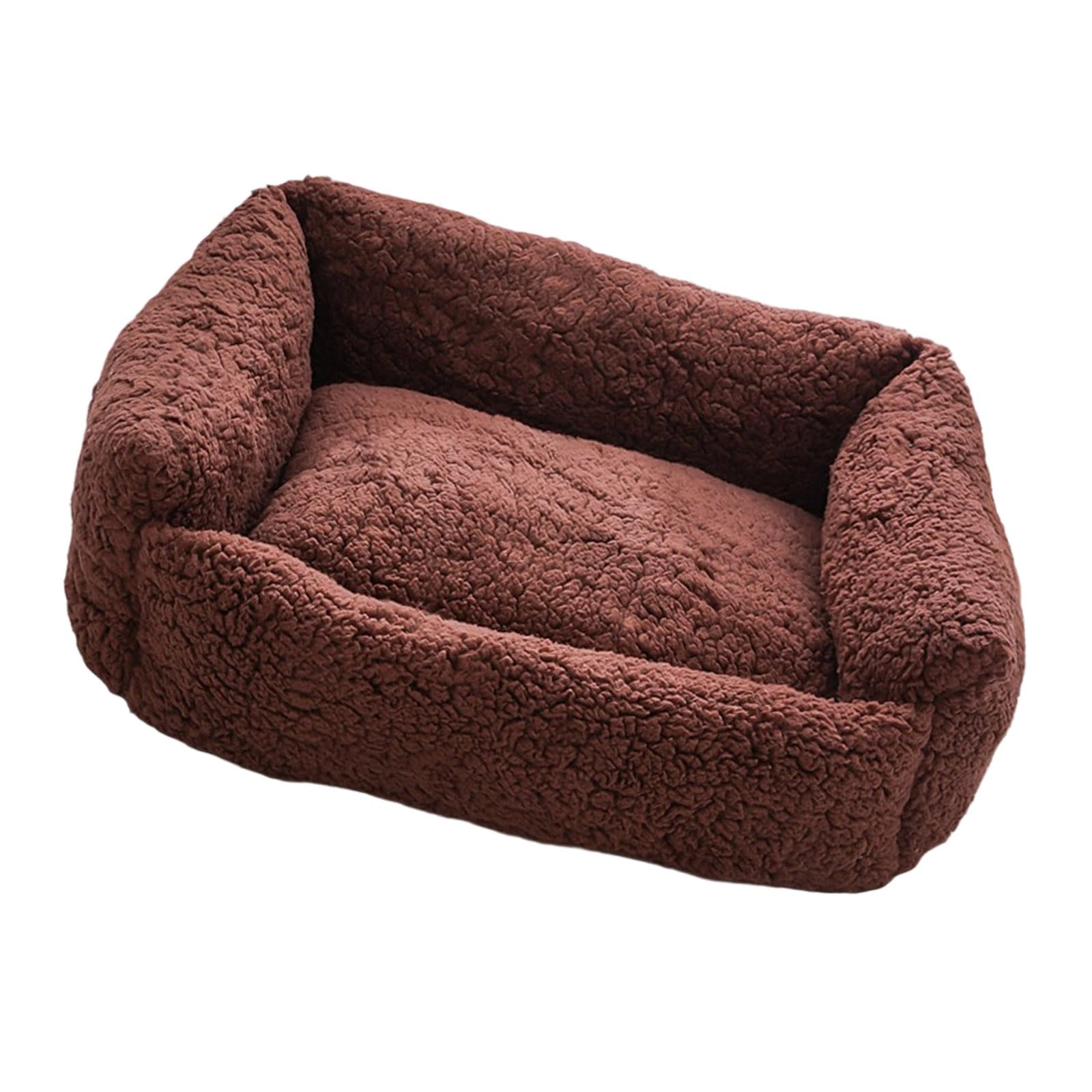 Usage domestique intérieur serein avec ce lit amovible en flanelle isolante