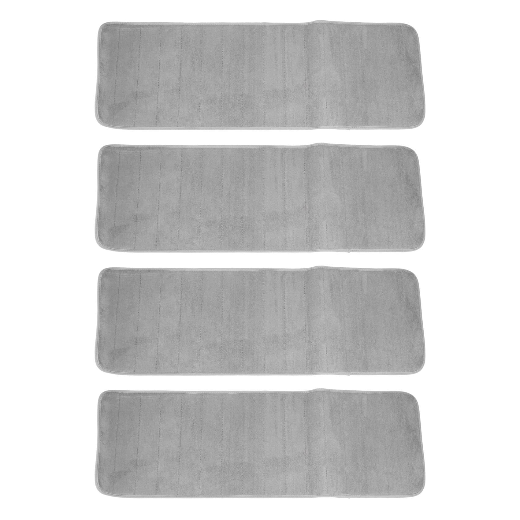 Tapis de sol absorbant gris 120x40 cm lot de 4 pour porte et chambre