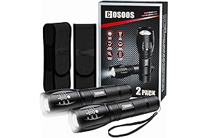 COSOOS Tactical Flashlight Set with Holsters for Outdoor Adventure