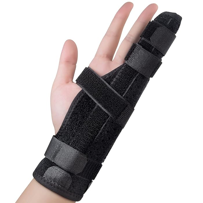 Buy Boxer Fracture Finger Splint, EDNYZAKRN 2 Finger Splints for Left