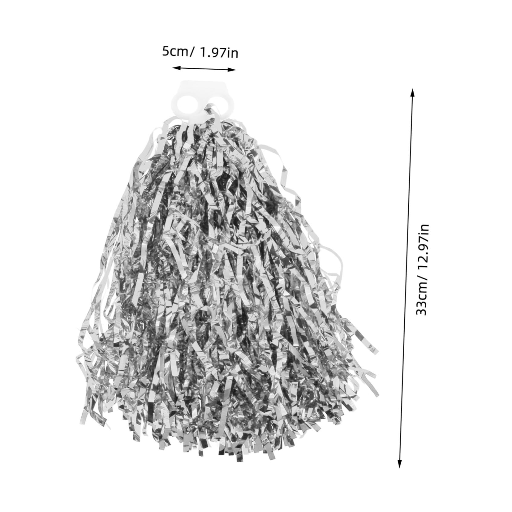 Totority 10Pcs Cheerleader Pompoms Durable Cheering Props for Sports Events School Dances and Celebrations Comfortable Grip and Versatile Use for Dance Teams