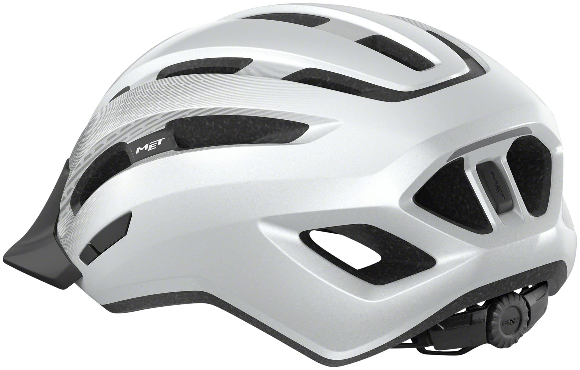 MET Downtown MIPS Helmet, White Glossy, Medium/Large