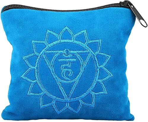 Miniatura 6 de SUNYIK Paquete de 2 almohadas de cristal de chakra de aguamarina y cuarzo rosa para curación de reiki, 0.5 libras / paquete