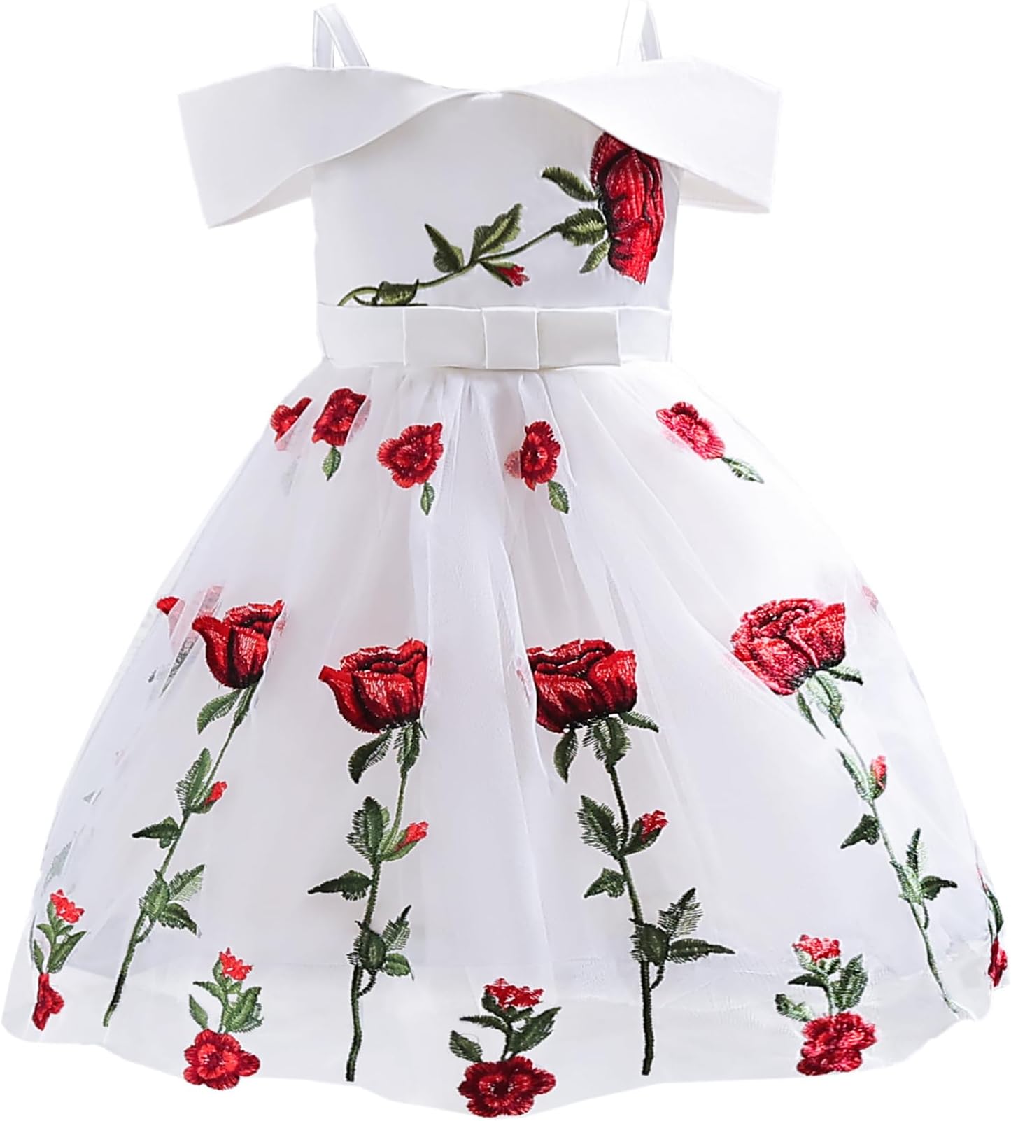 0-24 Months Baby Flower Girl Dress Kids Ruffles Lace Party Wedding Dresses
