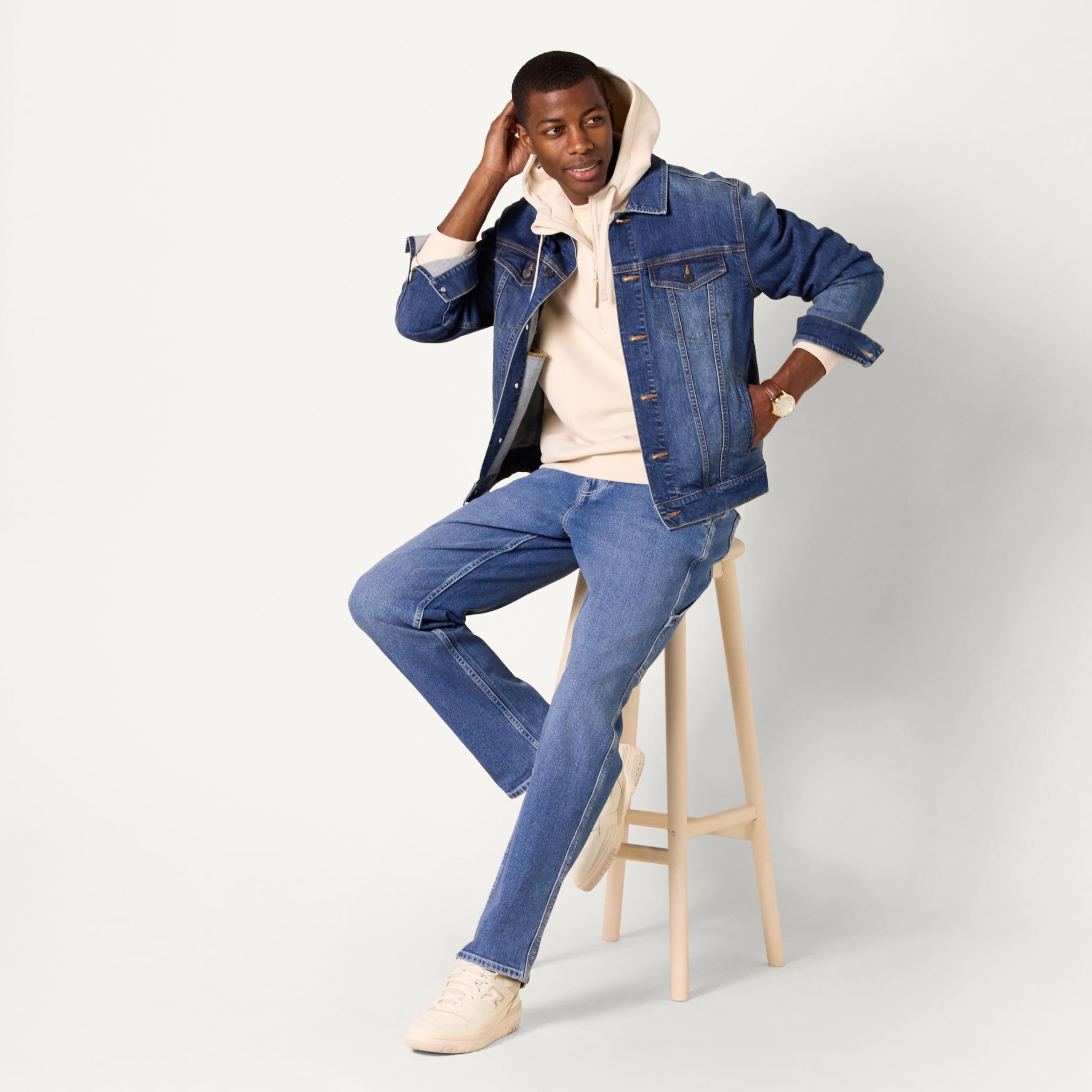 Amazon Essentials Uomo Jeans Carpenter da Lavoro Leggermente Elasticizzati, vestibilità Comoda