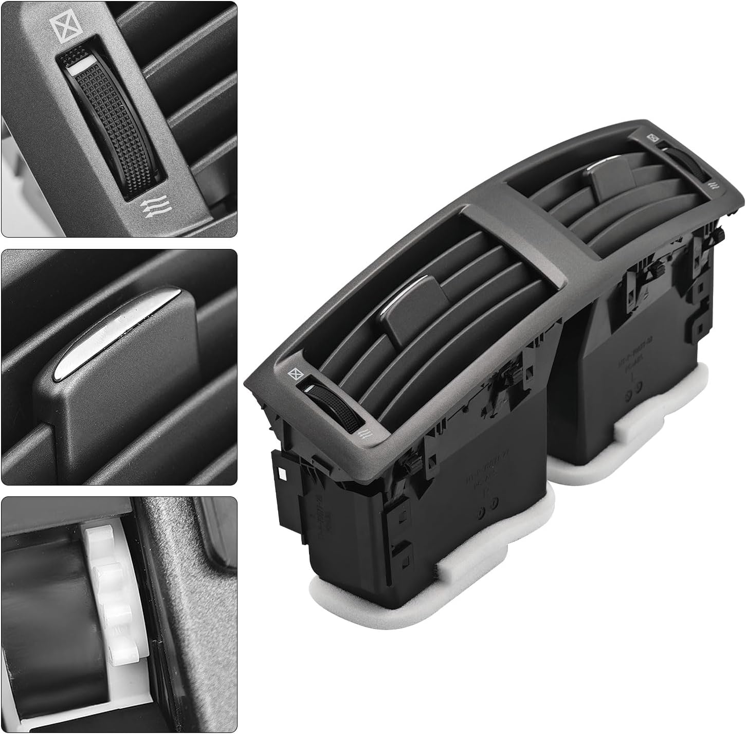 55670-53010 Center Dash Air Vent Panel Instrument Fit For Lexus IS250 IS350 2006-2009, Fit For Lexus IS F 2008-2009 Dashboard Air Conditioning Outlet With Hand Wheels #5567053010