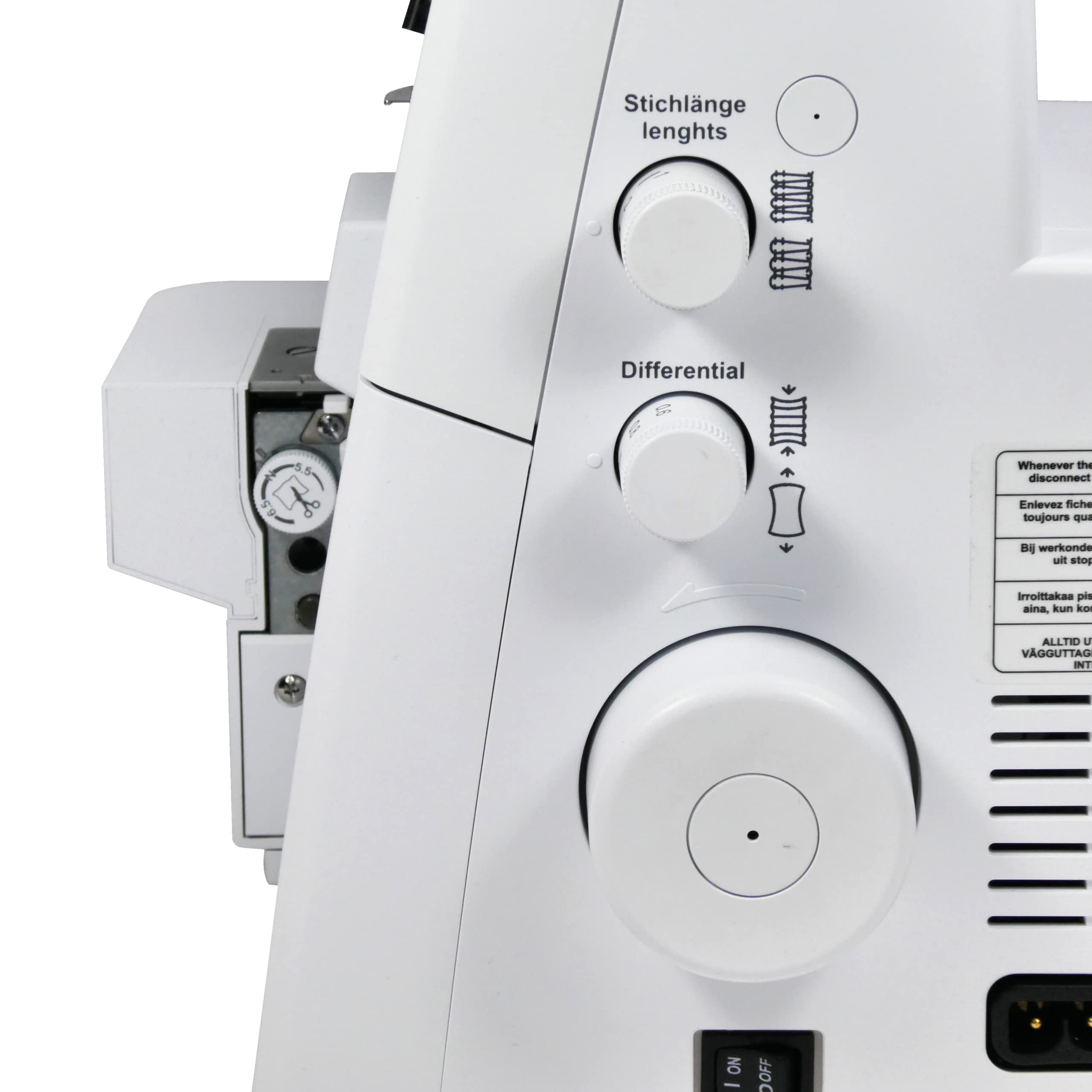 W6 Nähmaschine N 656D Freiarm Overlock