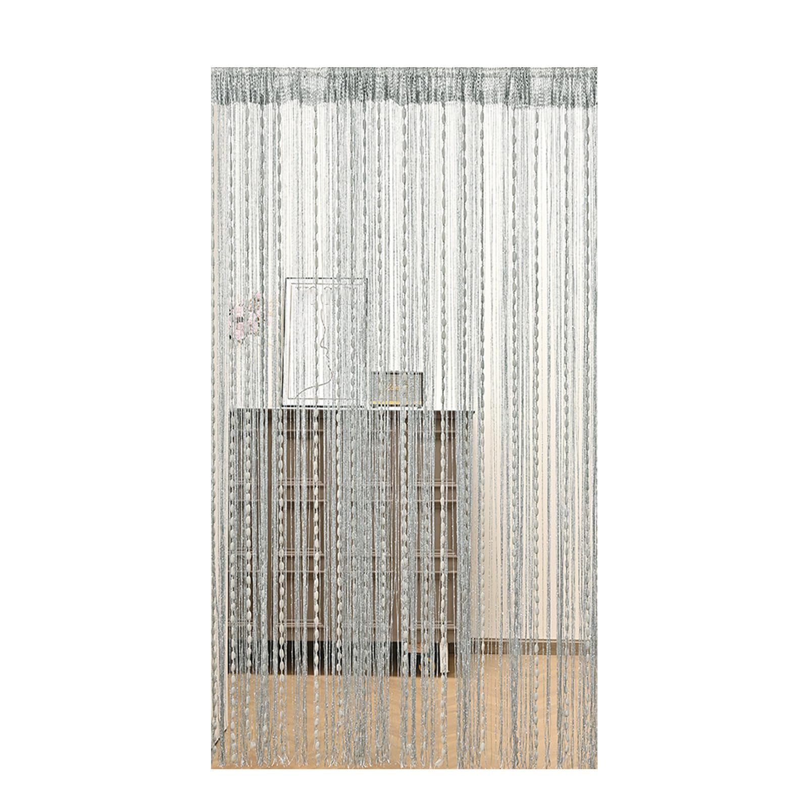 XuQiZZpp Privacy Enhances Jeweled Curtain With Dense Tassels Bedroom Decoration Washable Polyester Component
