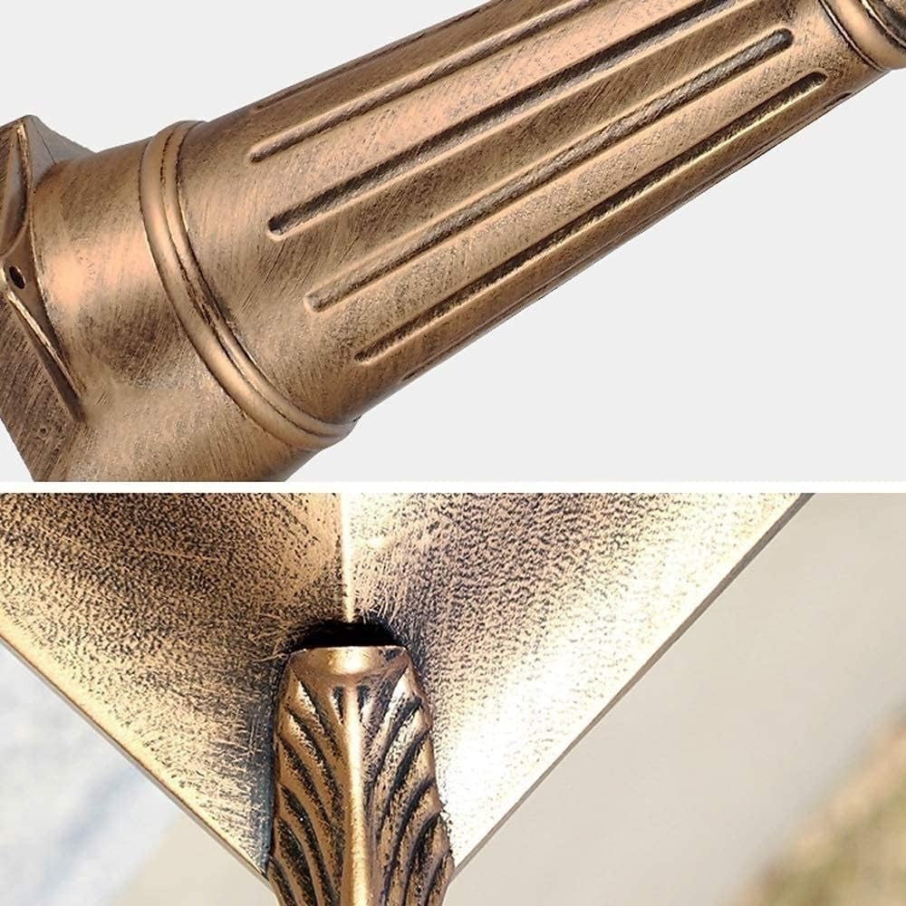 Outdoor Lights, Post, Pillar, Column, Light, 2 Lights, High Post, Street Lamp, Patio, IP54, Water Resistant, Die-Cast Aluminum, Hammered Glass, Pat,