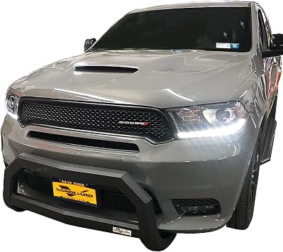 VANGUARD VGUBG-1889-1788BK Black Powdercoat Optimus Sport Bar | Compatible with 11-24 Dodge Durango Excludes SRT Models / 11-22 Jeep Grand Cherokee