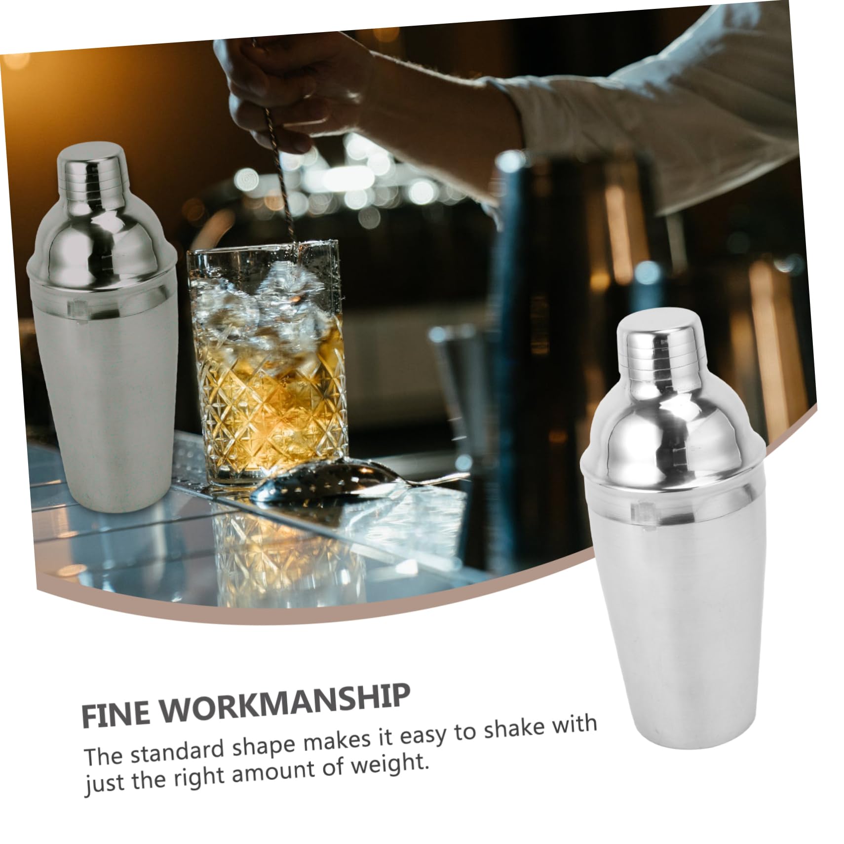 22piezas Coctelera Vaso Medidor Equipo Para Cócteles Herramientas De Barman Acero Inoxidable Duradero