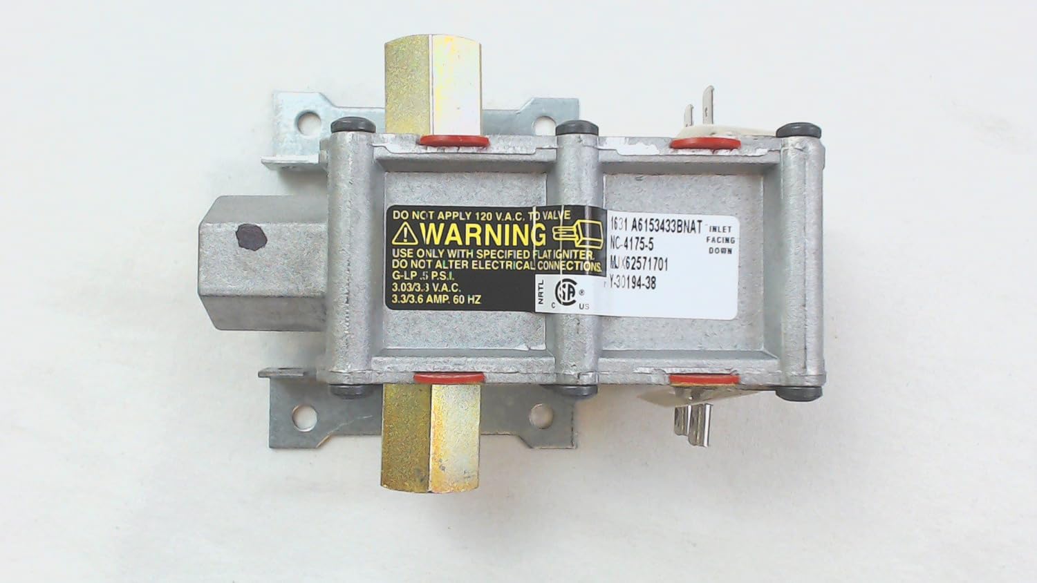 LG LGMJX62571701 Range/Stove/Oven Gas Valve Assembly