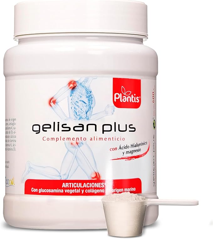 Plantis Gelisan Plus - Suplemento para la Salud Articular con Colágeno Marino y Glucosamina Vegetal