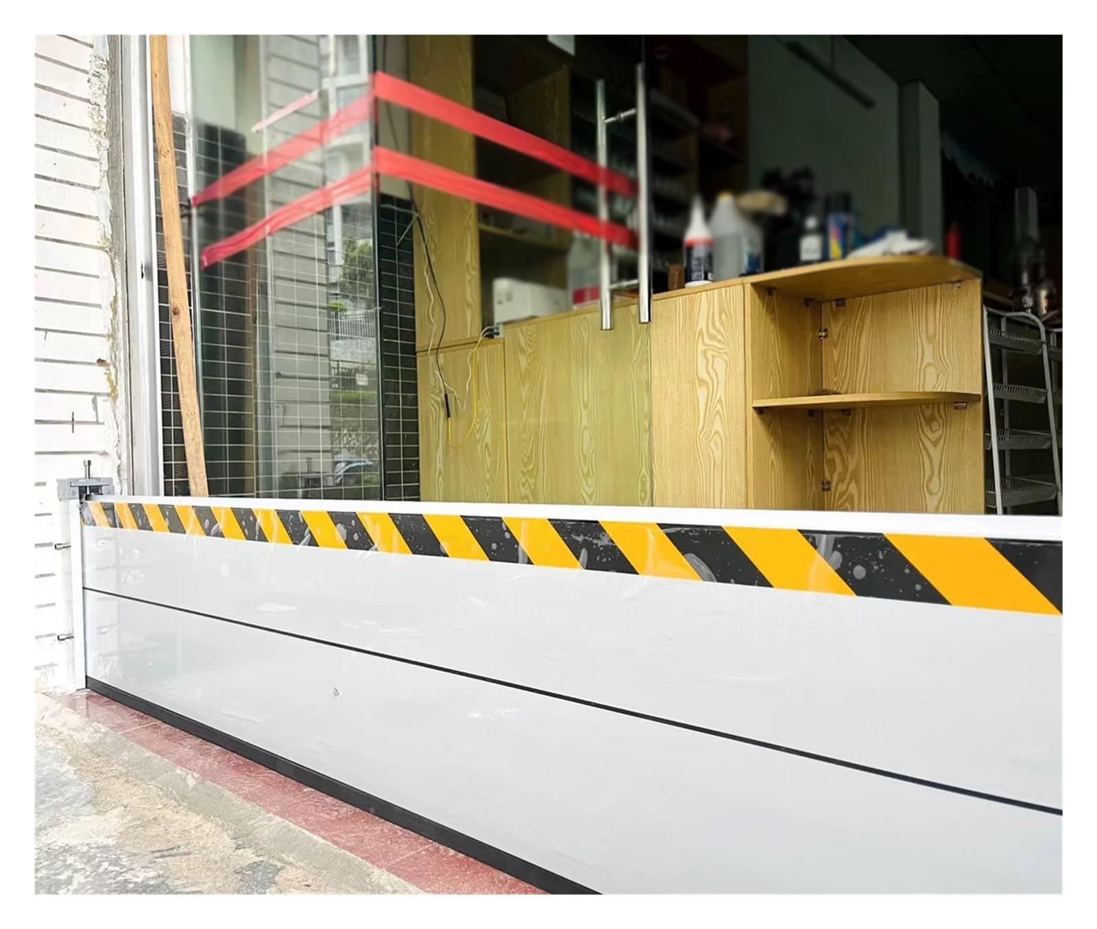 Barrière contre les inondations de porte d'entrée garage et kit d'eau