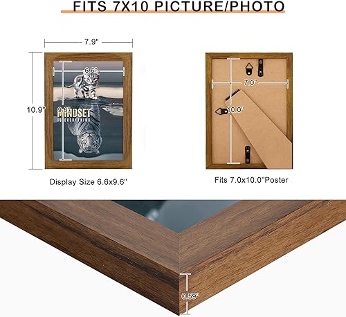 Vista 265 de Marco gris rústico de 18 x 24 pulgadas, marco para póster de 18 x 24 pulgadas, color gris envejecido, grande, retro, natural, 24 x 18 pulgadas