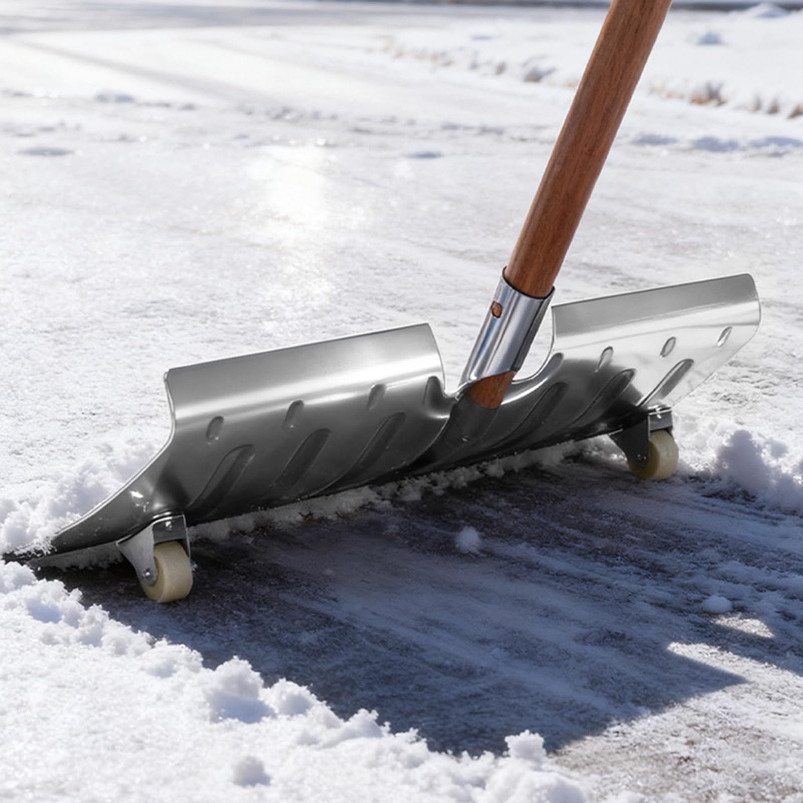 Attrezzo Per Spingere La Neve Raschia Per Uso Intensivo | Rimozione Ergonomica Della Neve Per Uso Invernale Parabrezza Giardino Camion Pulizia Finestra Prato Esterno