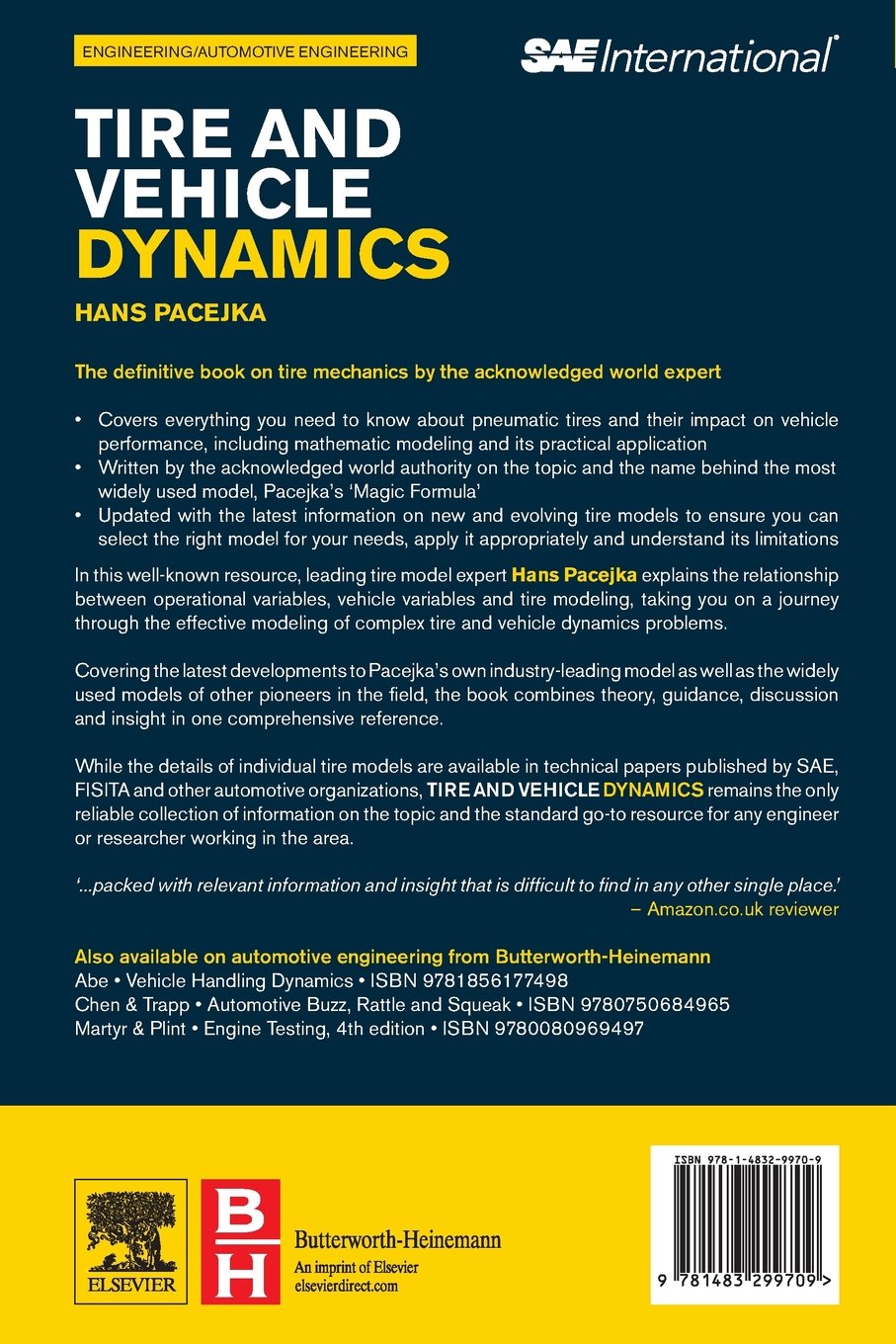 Tire and Vehicle Dynamics
