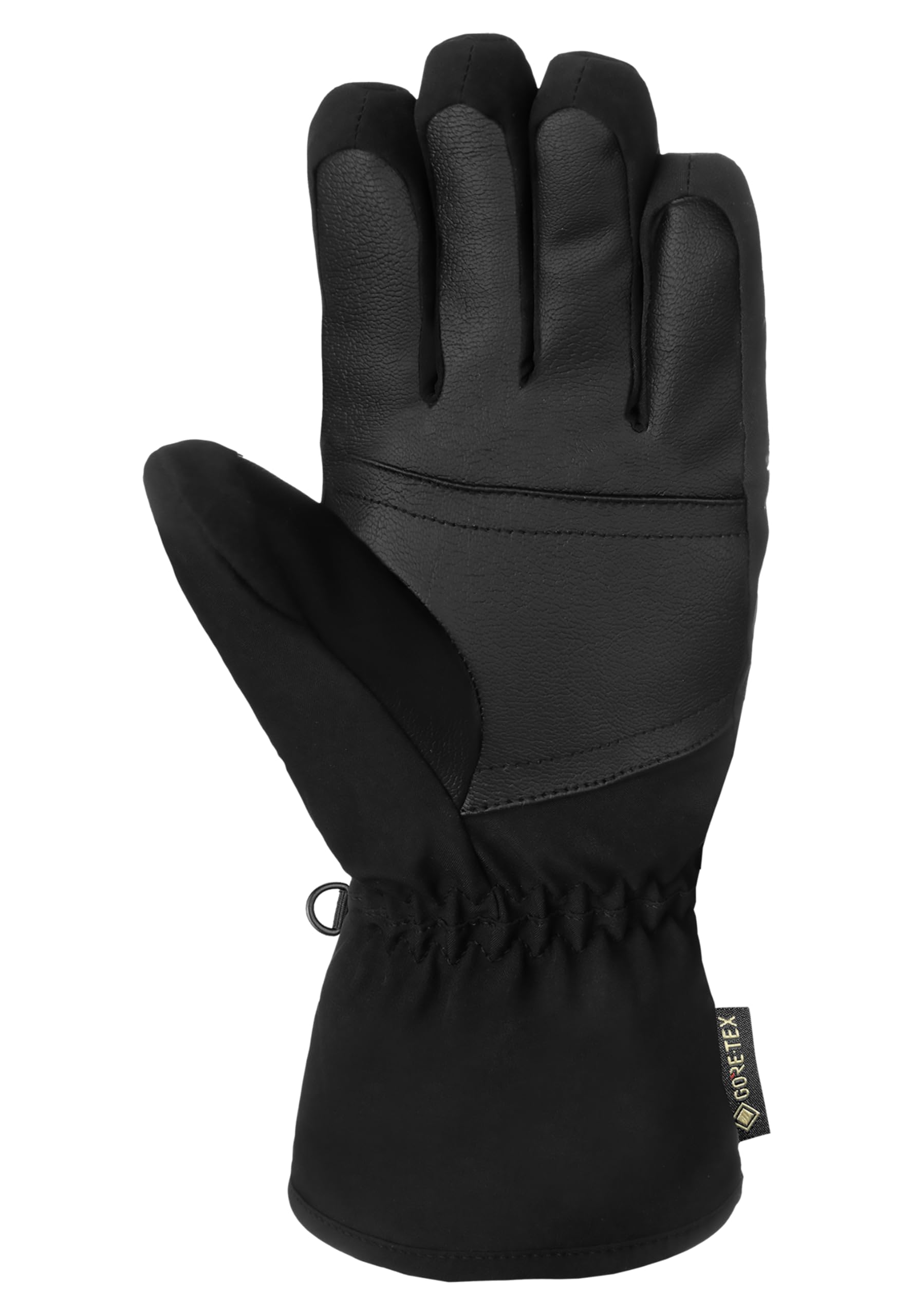 Reusch Susan Gore-TEX ciepłe, wodoodporne, wiatroszczelne i oddychające rękawiczki zimowe, rękawiczki śniegowe, rękawice narciarskie dla kobiet, klasyczne i kobiece, czarne