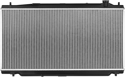 Miniatura 5 de DNA Motoring OEM-RA-13068 Radiador de núcleo de aluminio de 1 fila compatible con Honda Fit 09-13, 28-38 pulgadas de ancho x 13-34 pulgadas de alto