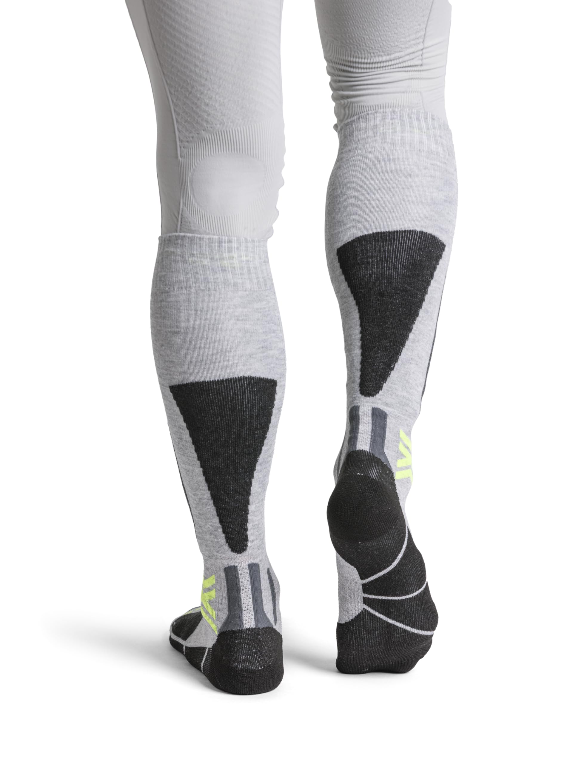X-Socks Ski Discover OTC – Hochleistungs-Skisocken für Komfort & Unterstützung – O-Ring-Bandage für Stabilität – Ideal für Ski, Snowboard & Wintersport - Deep Purple/Hell Sand, 45-47