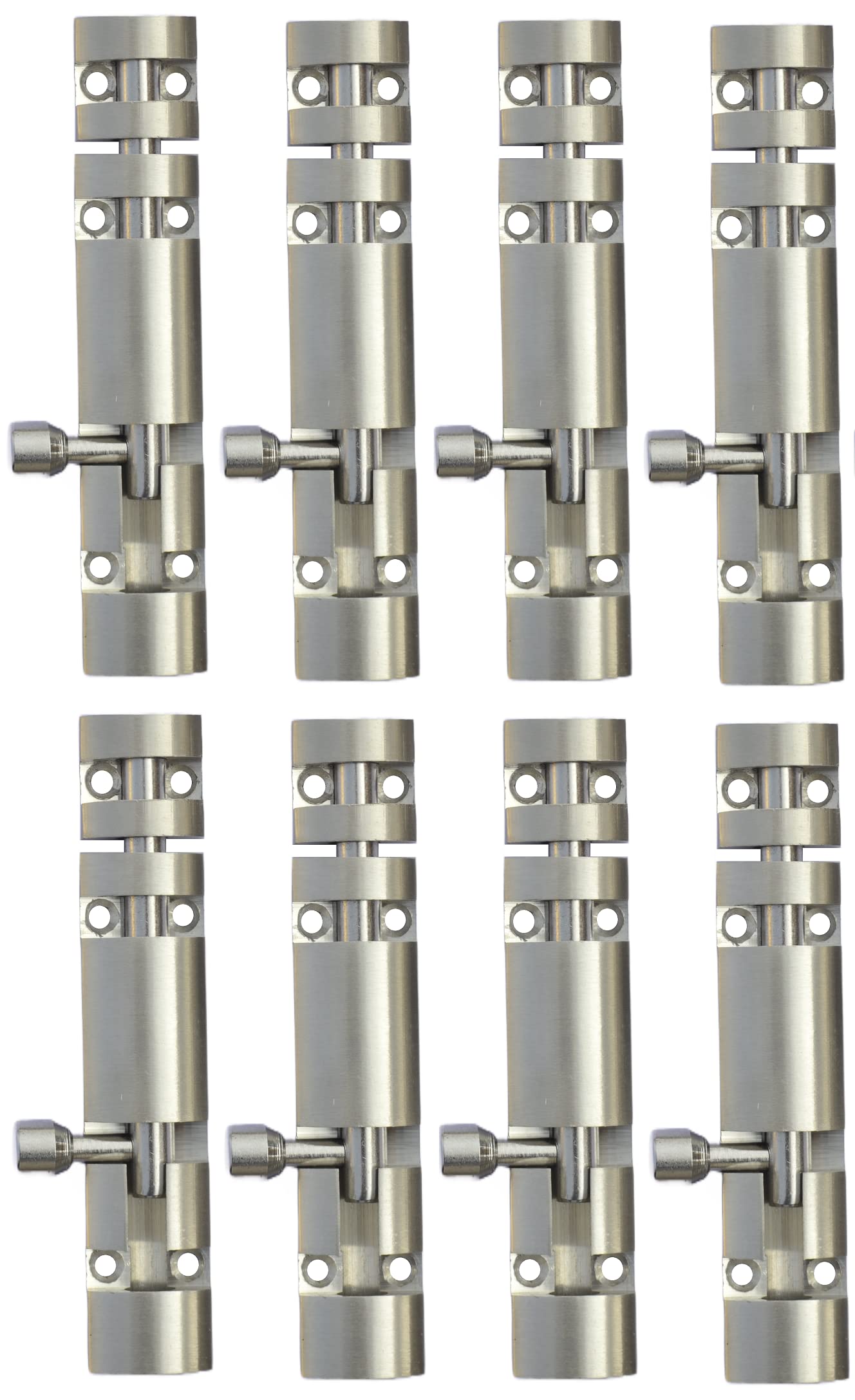 DHAKAD Stainless Steel Tower Bolts - 4 Pack -6