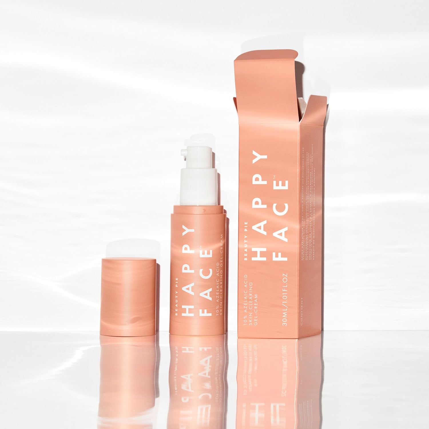 Beauty Pie Happy Face 10% Azelaic Acid Skin-Clearing Gel-Cream – Soothing Gel-Cream for Redness, Breakouts & Pores – Lightweight Hydration with Niacinamide, Centella & Sakura Complex