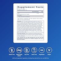 Vista 2 de Pure Encapsulations Suplemento hipoalergénico micronizado, DHEA (dehidroepiandrosterona) 5 mg, 180 cápsulas