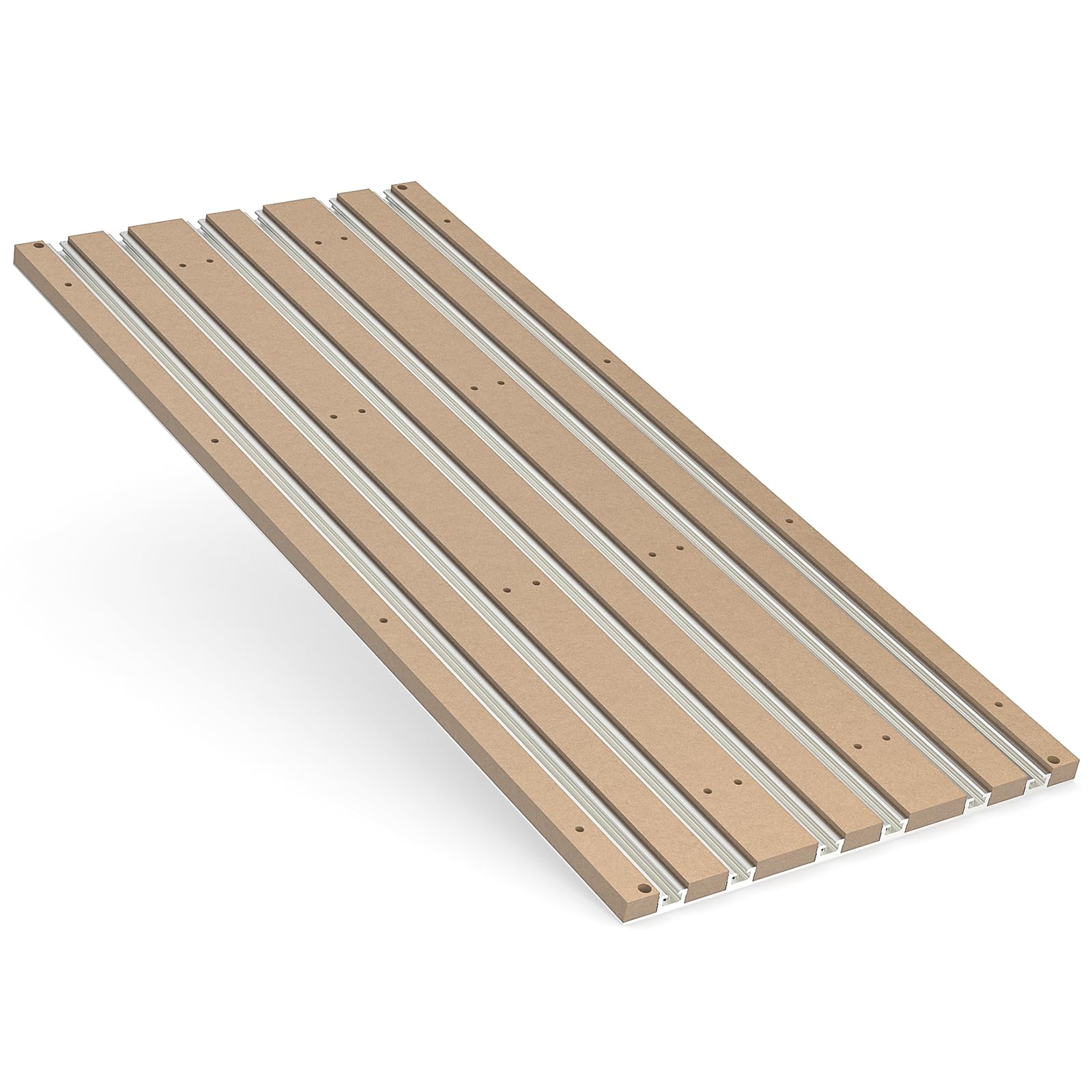 Genmitsu 4080 Tavolo Spoilboard ibrido in alluminio e MDF per fresatrice CNC 4040 RENO, espandi l'area di lavoro a X-400 x Y-800 mm