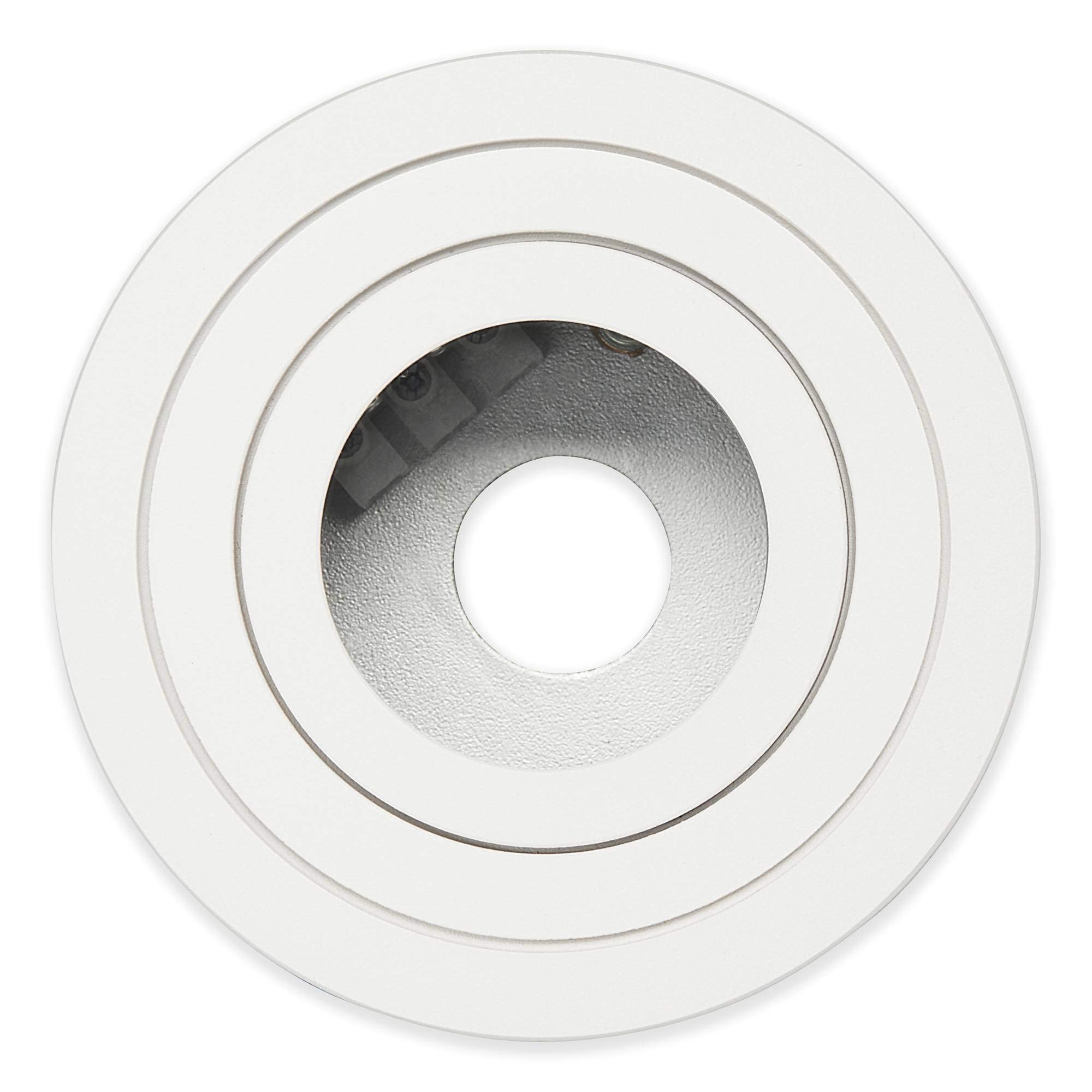Minifoco LED empotrable IP44 redondo blanco 6,5 W blanco neutro 230 V – Foco de techo regulable para baño sauna exterior – Lámpara de montaje plana 90 mm