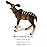 FUNSHOWCASE African Jungle Animals Red Lesser Kudu Female Toy Figure Realistic Plastic Figurine Height 2.5-inch