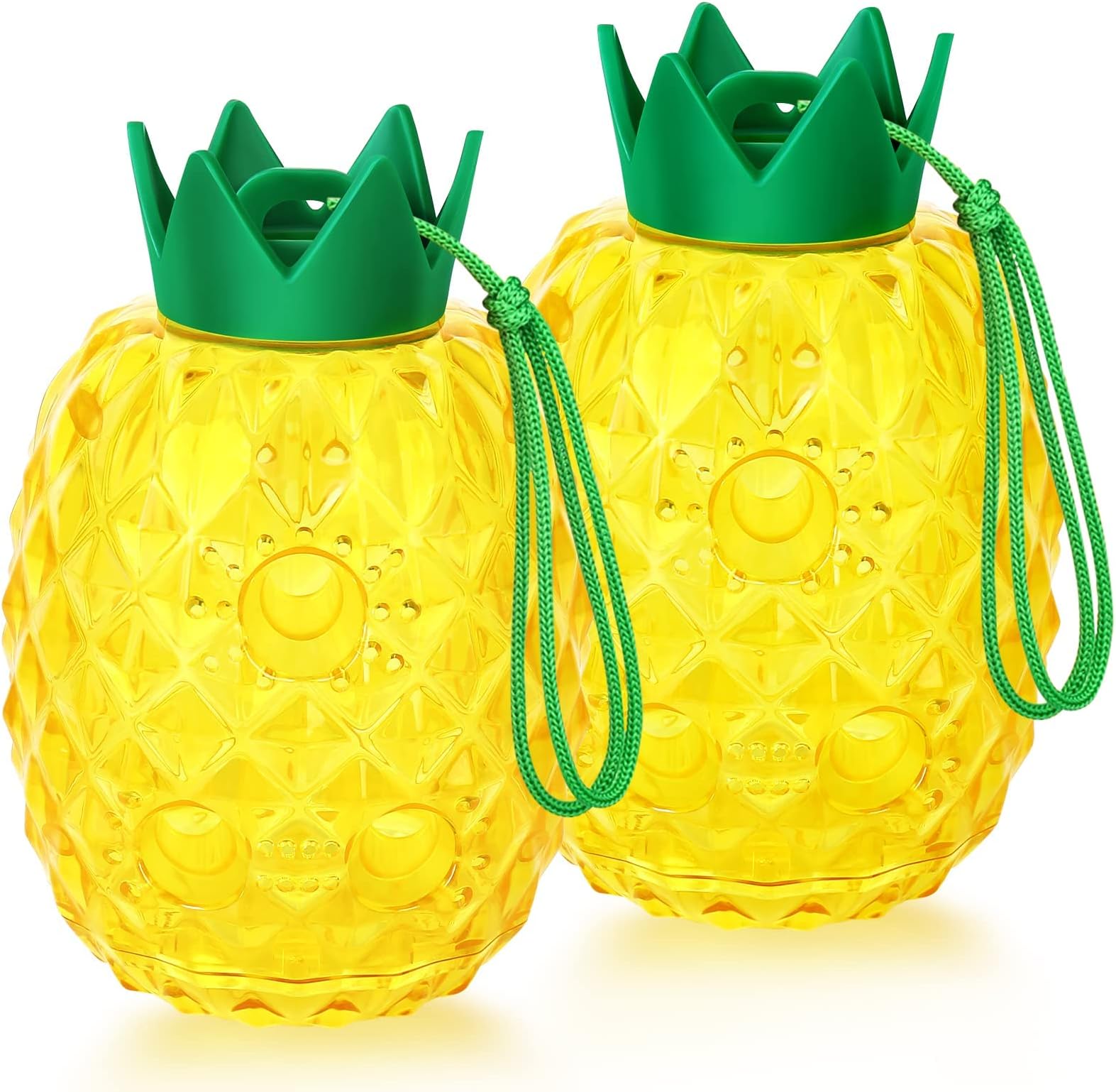 KASTWAVE Wasp Traps 2 Packs, Waterproof Non-Toxic Reusable Bee Trap, Attracting LED Light Catching for Trapping Wasps, Bug, Hornets, Bees, Fruit fly, Insect