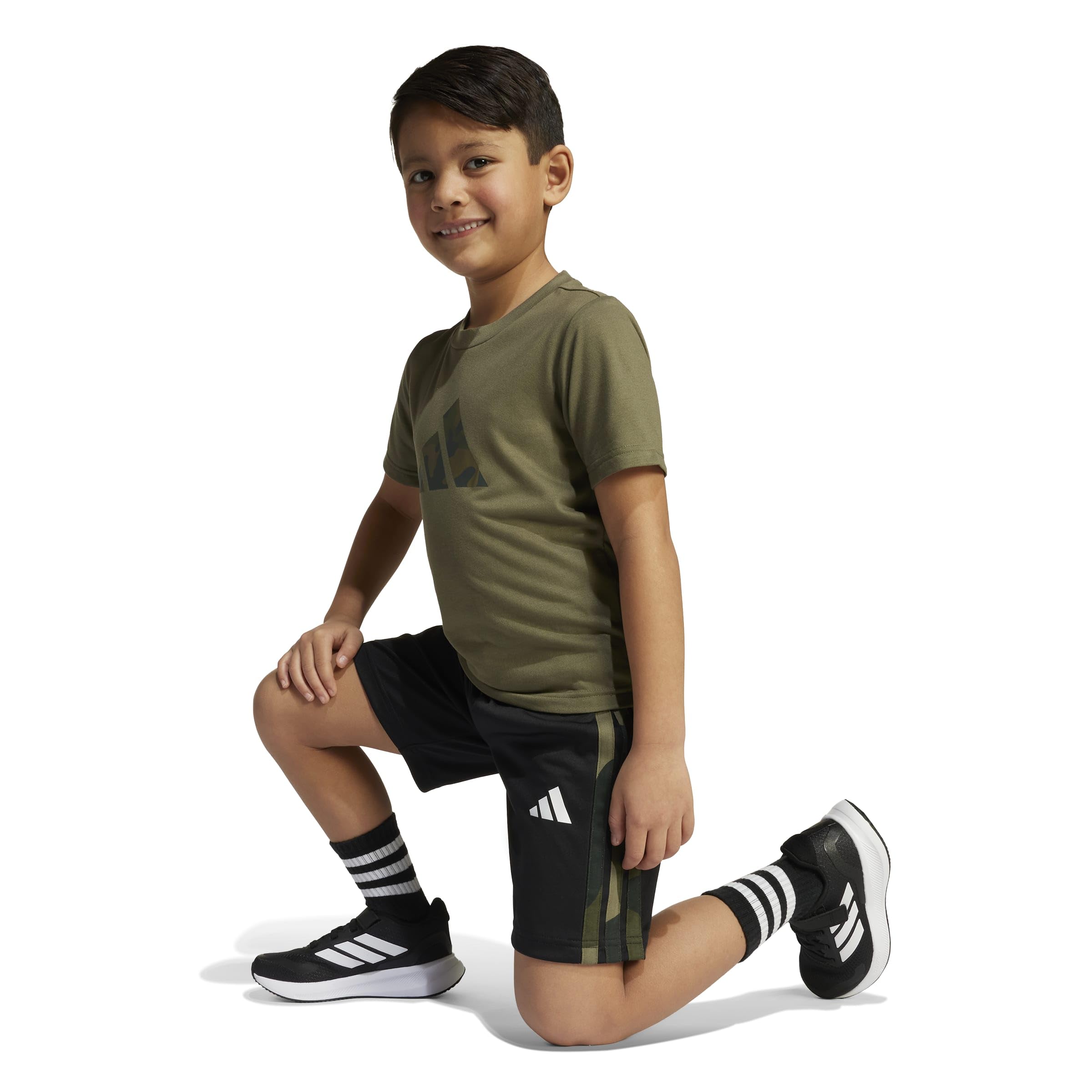 adidas Train Essentials Camo Print Set Pantalón deportivo para jóvenes y bebés Unisex niños