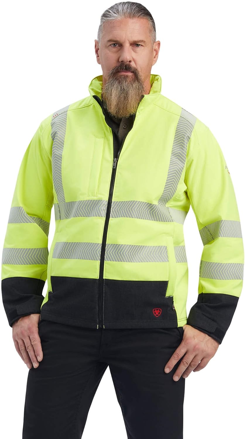 ARIAT Men's Fr Vernon Hi-vis Softshell Jacket