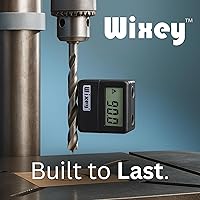 Vista 4 de Wixey Digital Angle Gauge w/Flip-Out Display–Easy-to-Read Magnetic Digital Angle Finder for Setting The Angles of Jointer Fences & More – Perfect