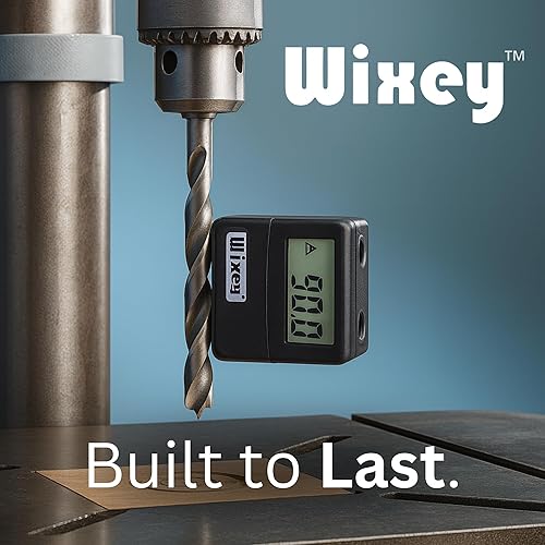 Miniatura 4 de Wixey Digital Angle Gauge w/Flip-Out Display–Easy-to-Read Magnetic Digital Angle Finder for Setting The Angles of Jointer Fences & More – Perfect
