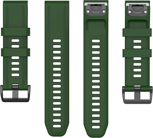 Vista 20 de Correas de reloj Garmin Fenix 6S Pro para mujeres y hombres, Fenix 5S Plus Band de 0.787 pulgadas (0.787 in), correas de repuesto de silicona