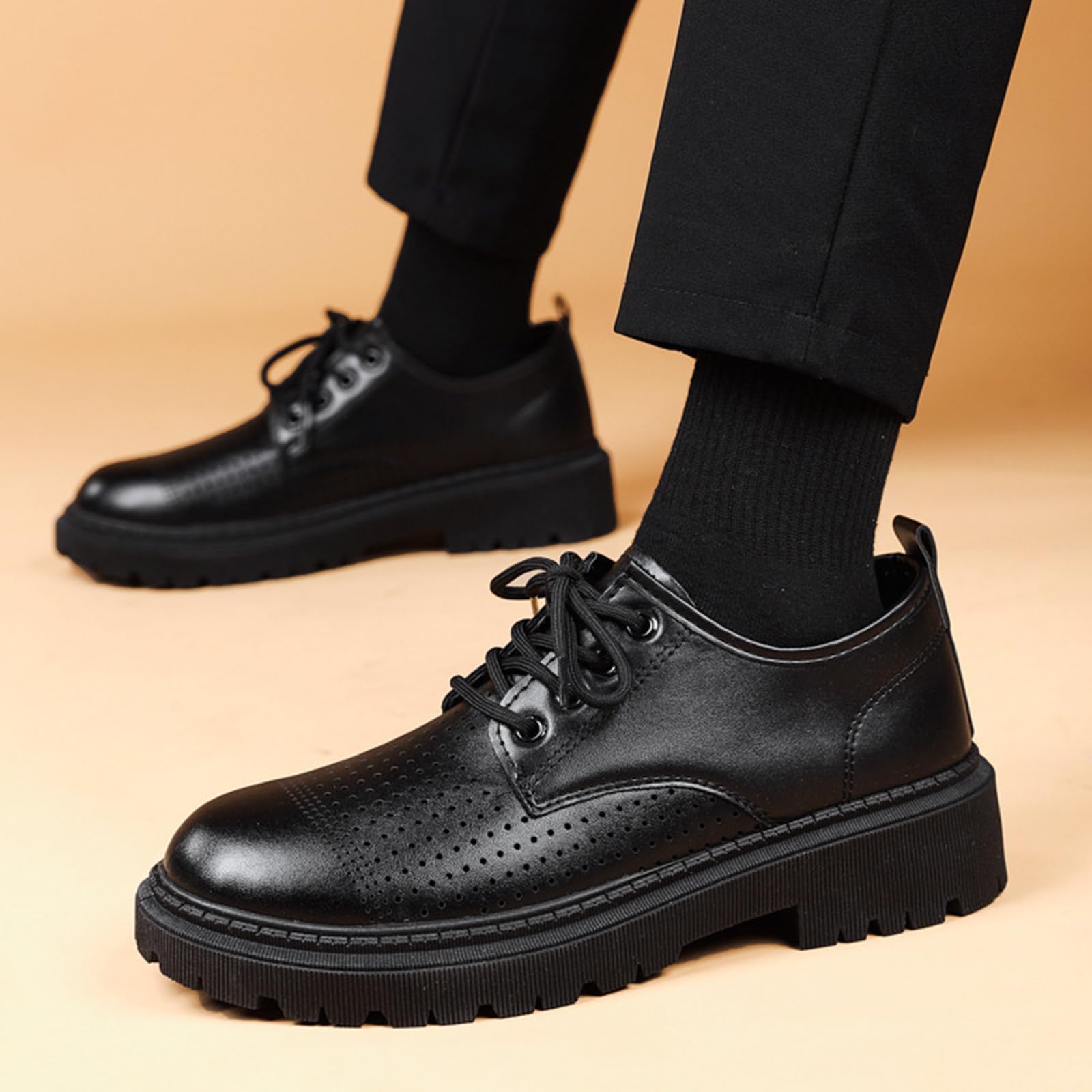 Scarpe Eleganti da Uomo con Lacci | comode, in Pelle, Antiscivolo, Classica, Oxford, Festa, Formali, Ufficio, sposa